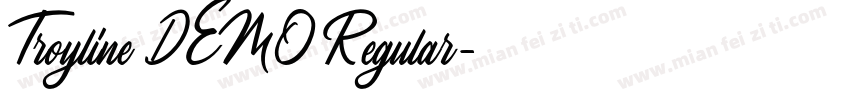 Troyline DEMO Regular字体转换